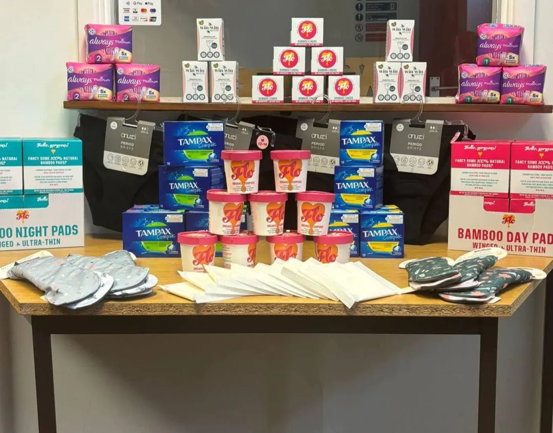 Photo from Jayne's Baby Bank (main page), 1 Dec 2025: Thank you Grace & Cole for supplying our customer toilets with period products. Thank you Waitrose & Partners for supplying period products 