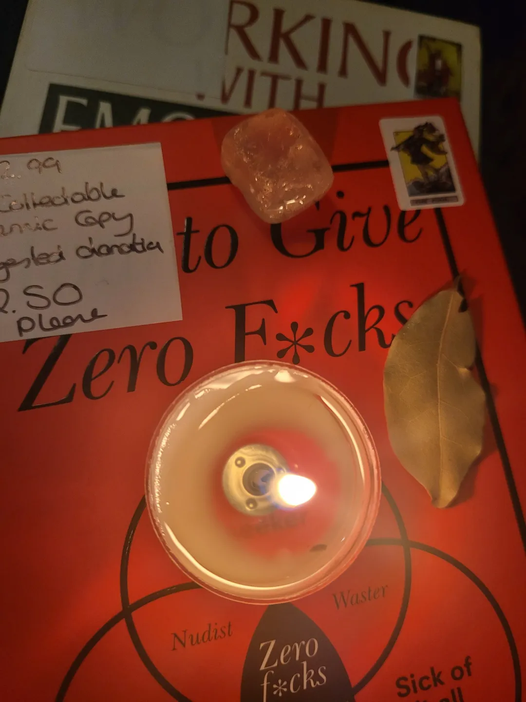 Photo from Jayne's Baby Bank (main page), 5 Dec 2025: Also .... Just to be a little bit EXTRA - coz it wouldn't be Jayne's Baby Bank if it wasn't EXTRA - spot the secret free tarot card read on 