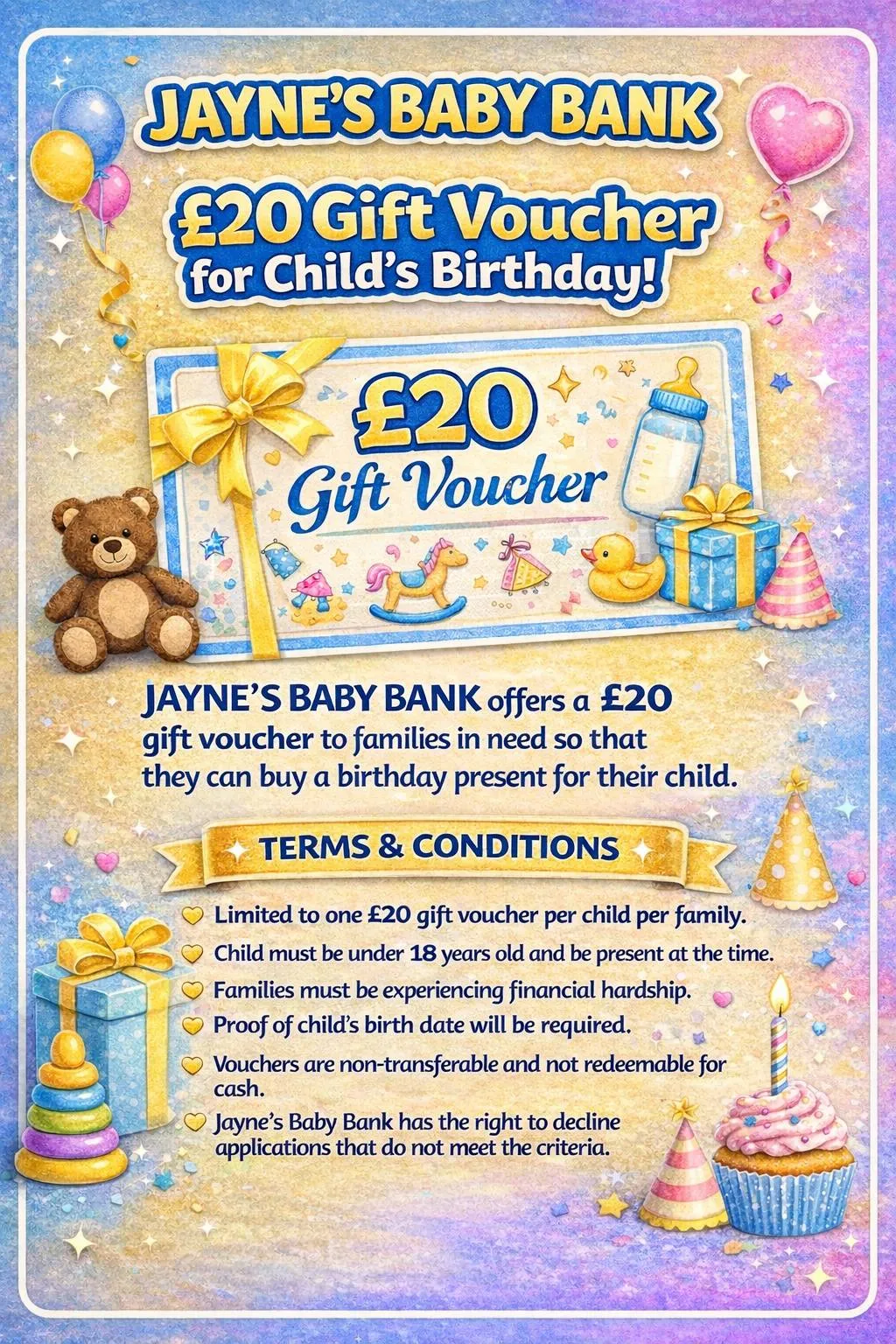 Photo from Jayne's Baby Bank (main page), 9 Feb 2026