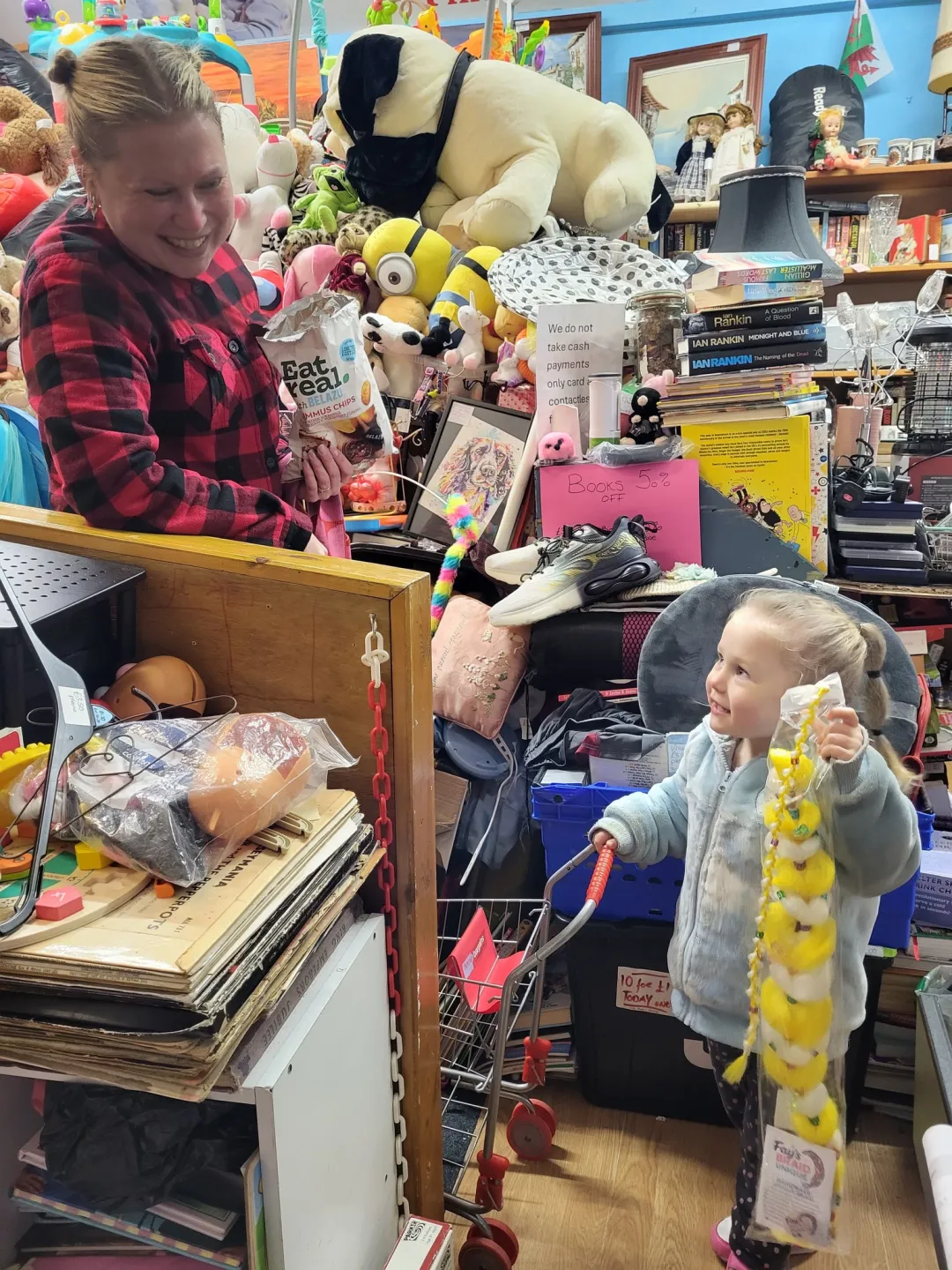 Photo from Jayne's Baby Bank (main page), 17 Nov 2025: Thank you to Fay for donating one of her braids for our Saturday giveaway Fay’s Braid Parade (situated inside the market). (Permission to sh