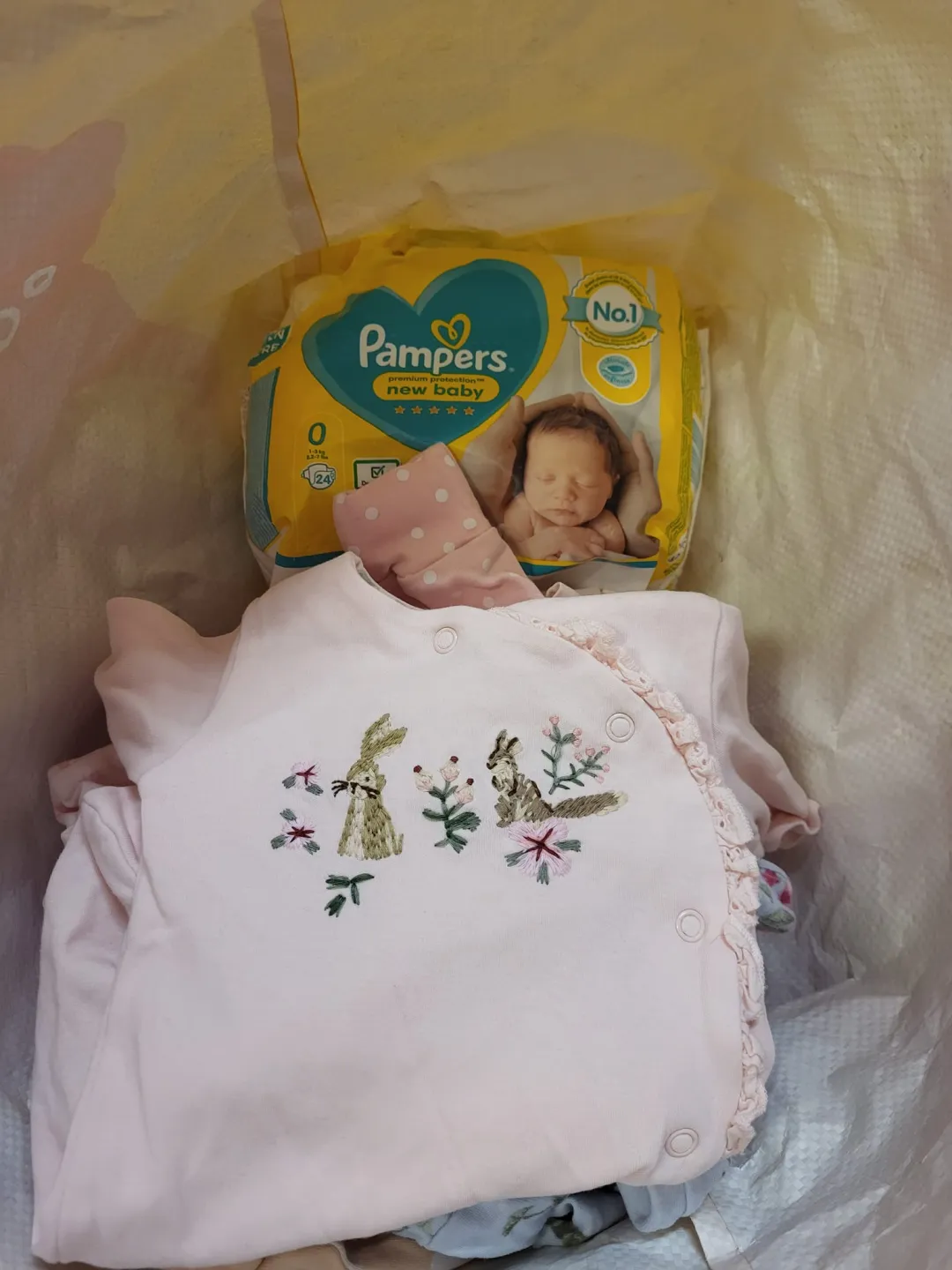 Photo from Jayne's Baby Bank (main page), 20 Sep 2024: Prem bundle getting made up ready to be delivered to a hospital for FREE