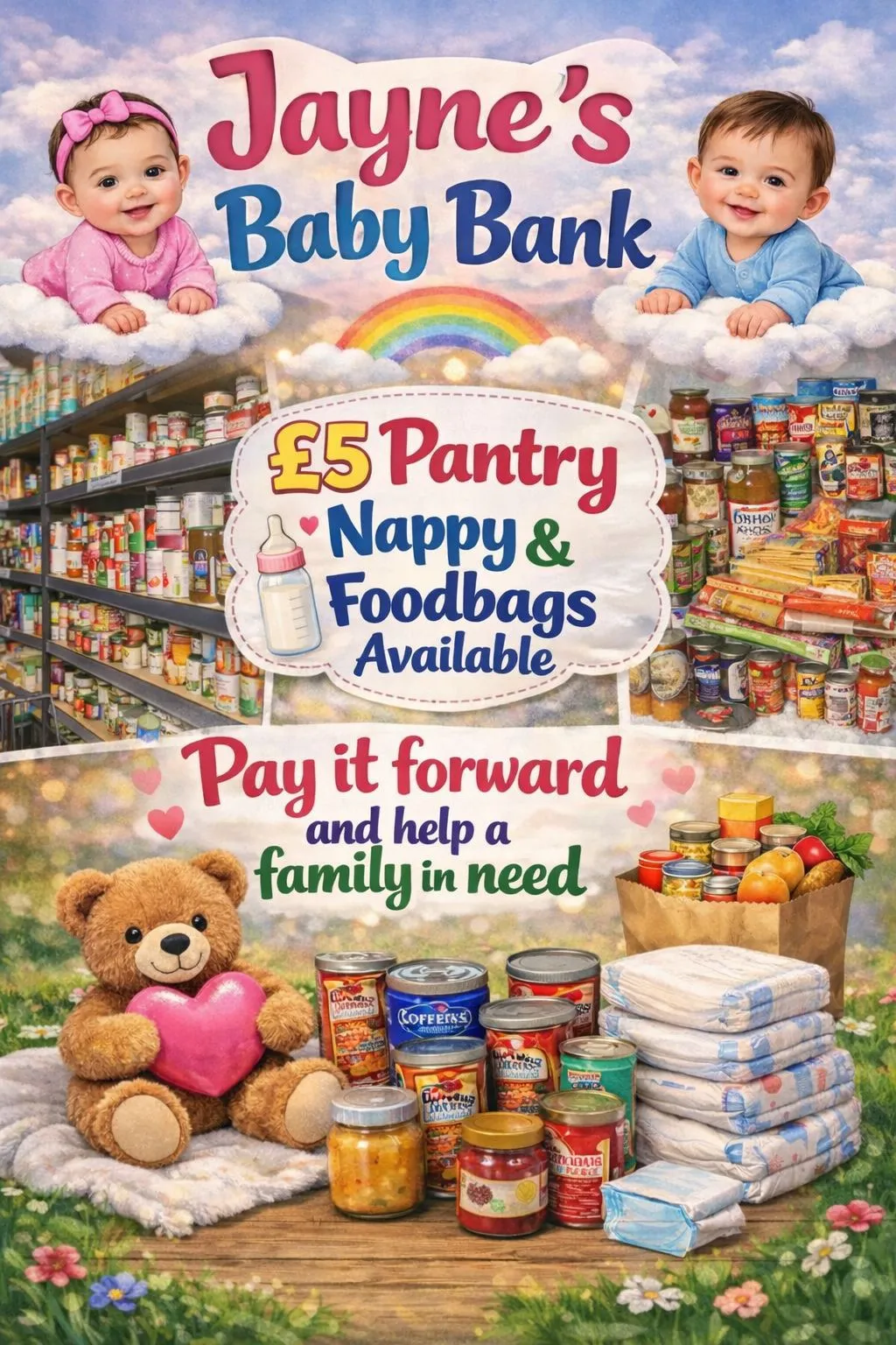 Photo from Jayne's Baby Bank (main page), 11 Feb 2026: These are going well. Don't forget you can donate items to our Pantry and Foodbank and pay it forward for families in need. Many thanks. No 