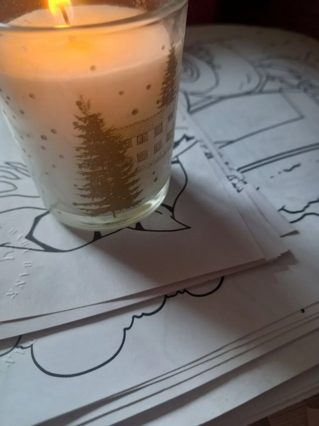 Photo from Jaynesbabybank Registered - cic: Me and the poopy cats cwtched up on the Chesterfield with candles and free colouring packs to sort. Watching a film while Dan's gone to get 