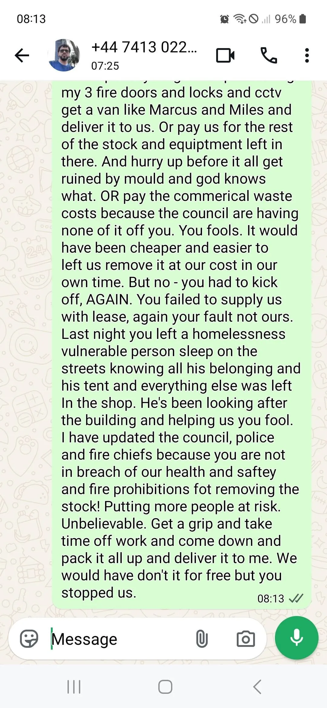 Photo from Jaynesbabybank Registered - cic, 12 Oct 2026: Cctv streams straight to my phone. So don't even bother trying to delete it. It's still up in Pontypool shops. Inside and out with audio. An