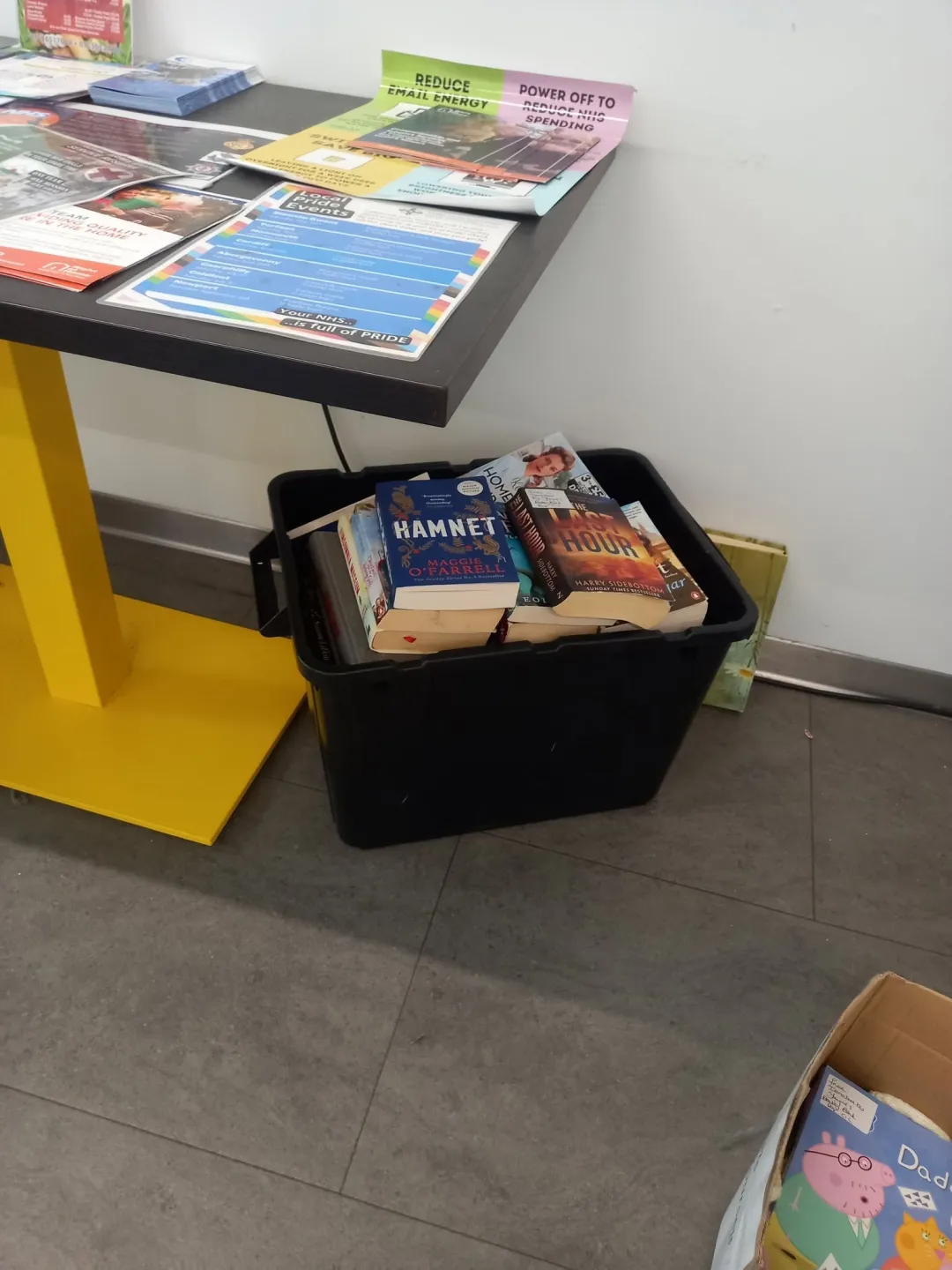 Photo from Jaynesbabybank Registered - cic: Then we went to the Grange to deal with the box of books that the haters couldn't cope with yesterday which the reception did not remove as 