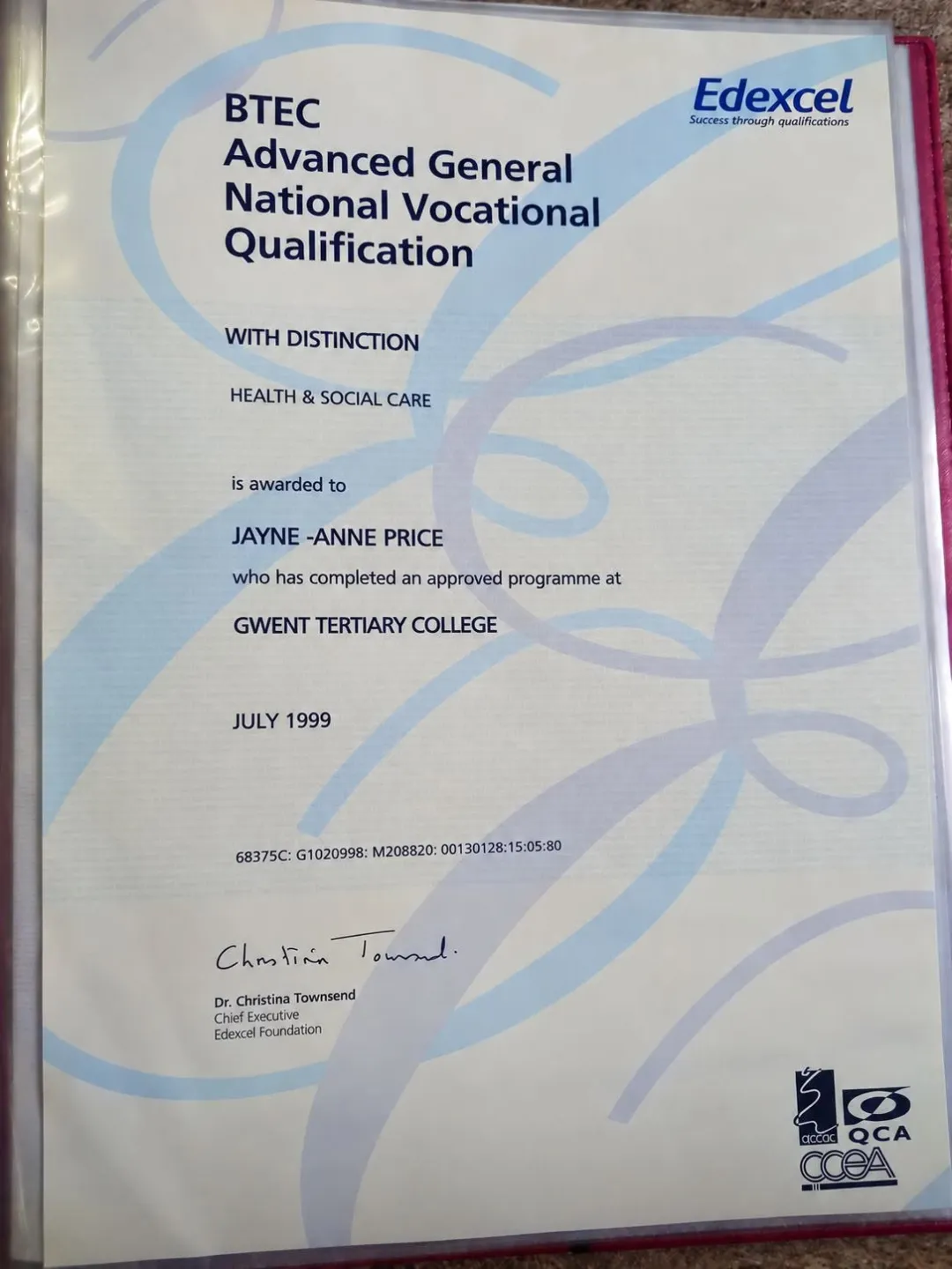 Photo from Jaynesbabybank Registered - cic, 13 Sep 2026: I forgot I did an extra year in college because I was unwell. Started in 1996 - 1999 finished. This was at Crosskeys. I had my community pla