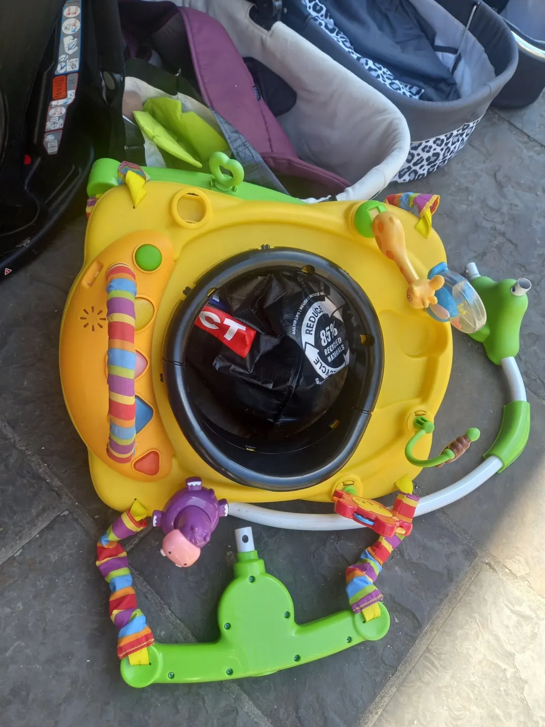 Photo from Jaynesbabybank Registered - cic: Volunteers: Any idea where the seat is for this please - I'm assuming its been taken off for washing and Mr Dixon put a steering wheel cover