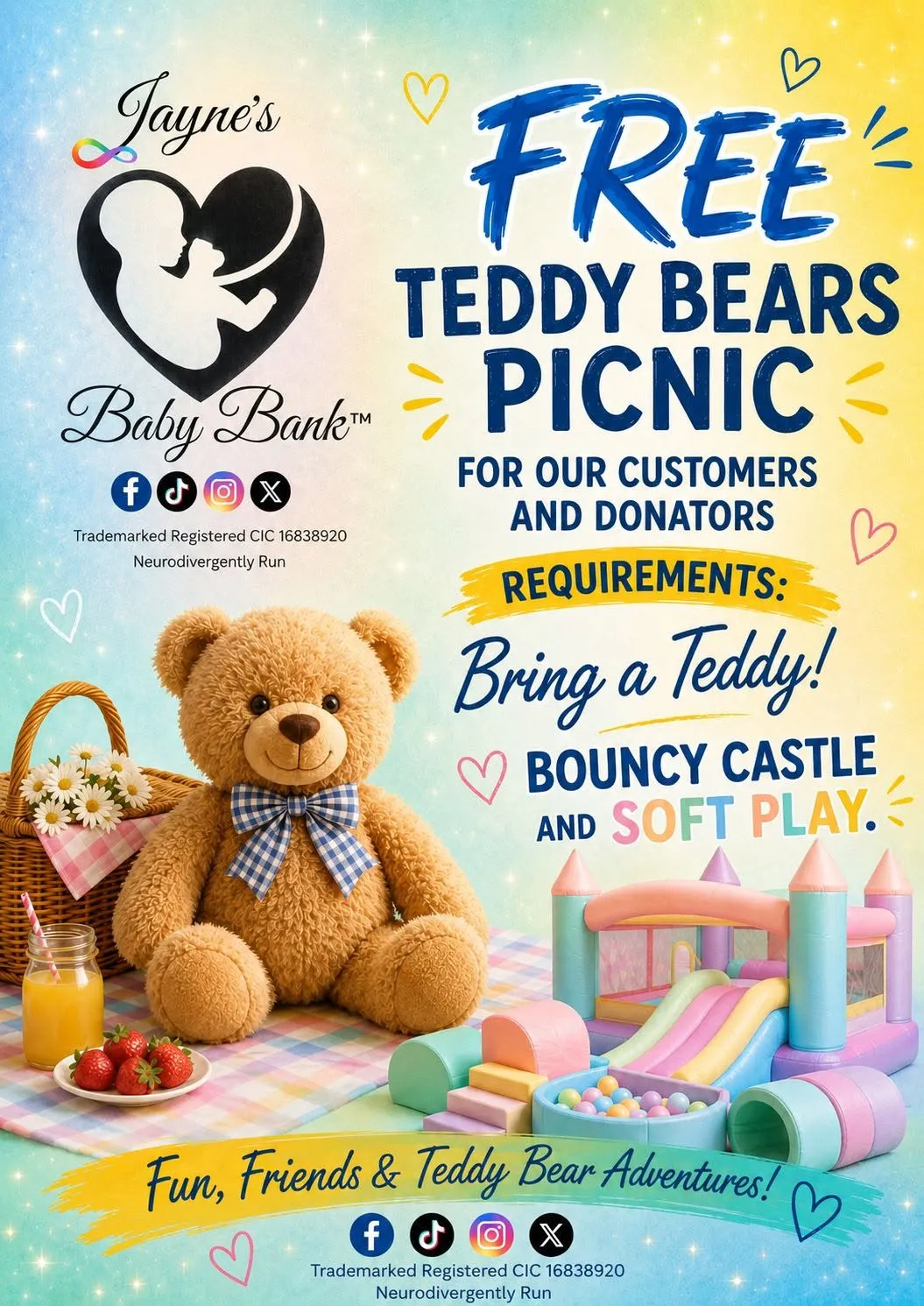 Photo from Jaynesbabybank Registered - cic: This will be inside a closed environment and will depend on numbers. Hopefully towards the end of August. Parents stay with the child please