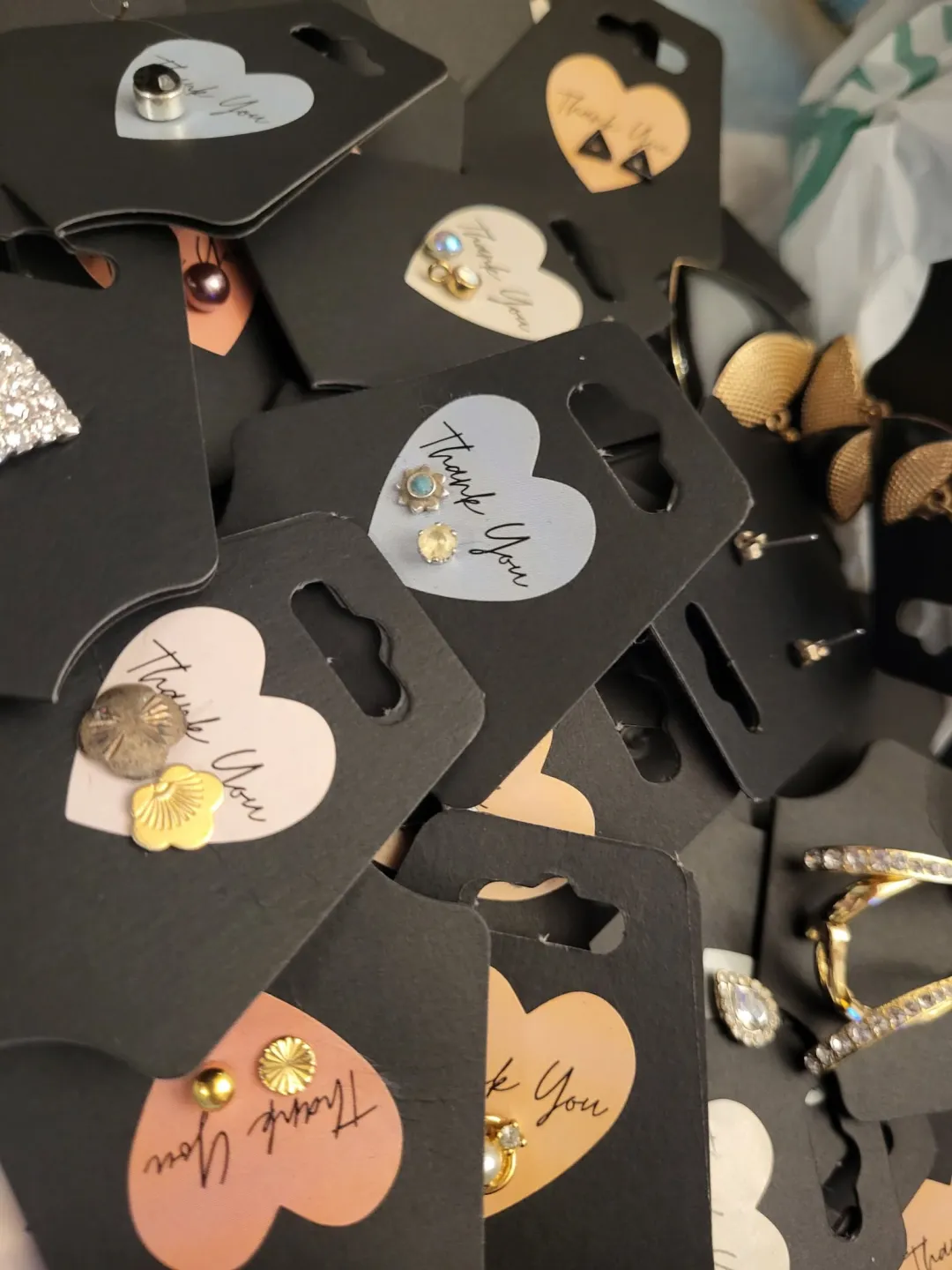Photo from Jaynesbabybank Registered - cic, 29 Sep 2026: I processed over 200 pieces of donated jewellery last night- just earrings We also had broken gold amd silver earrings and we cashed them in