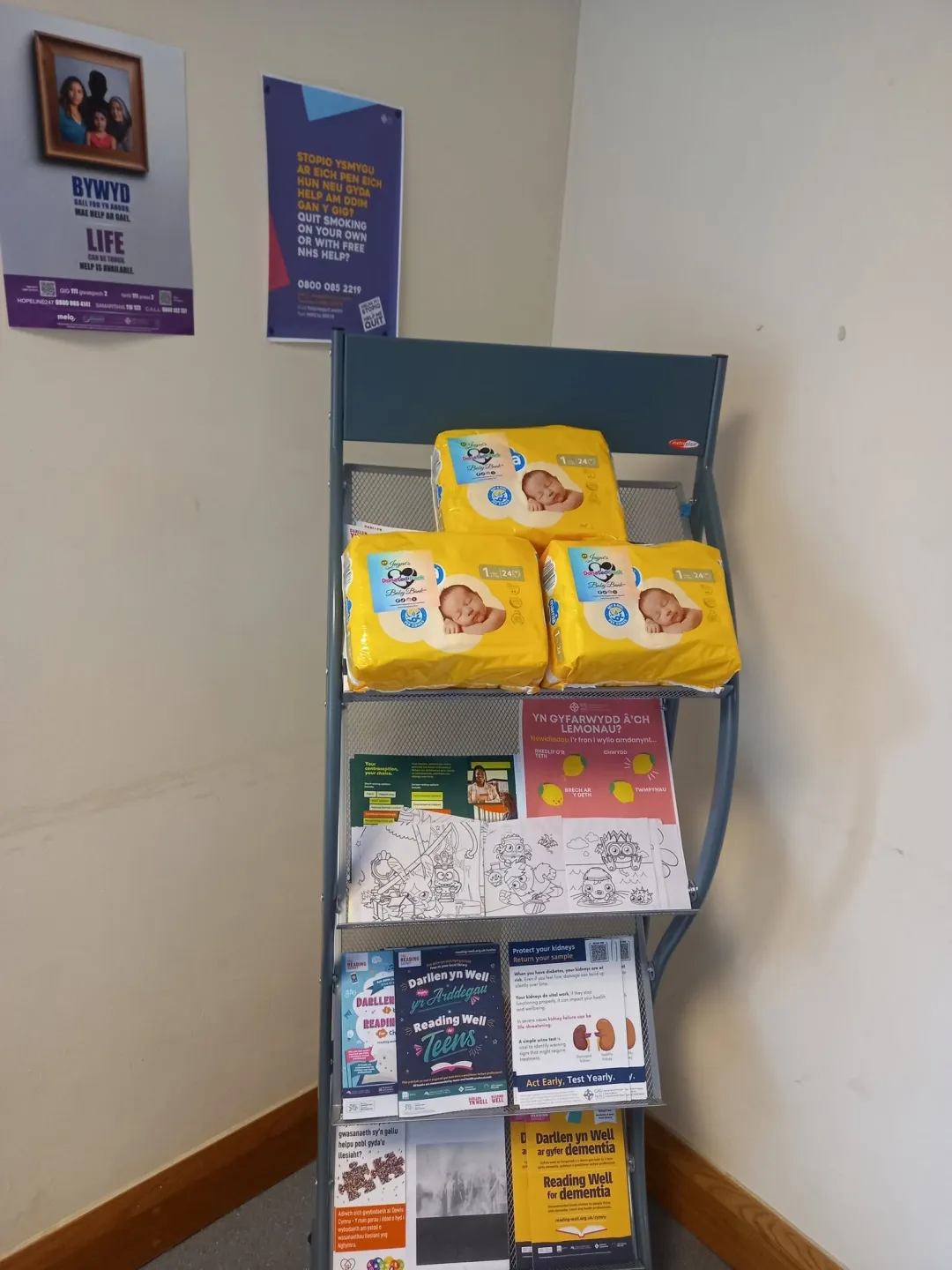 Photo from Jaynesbabybank Registered - cic: We have been out this morning with mindfulness sheets for adults and teenagers, children's sheets and nappies . These are good shelves for u