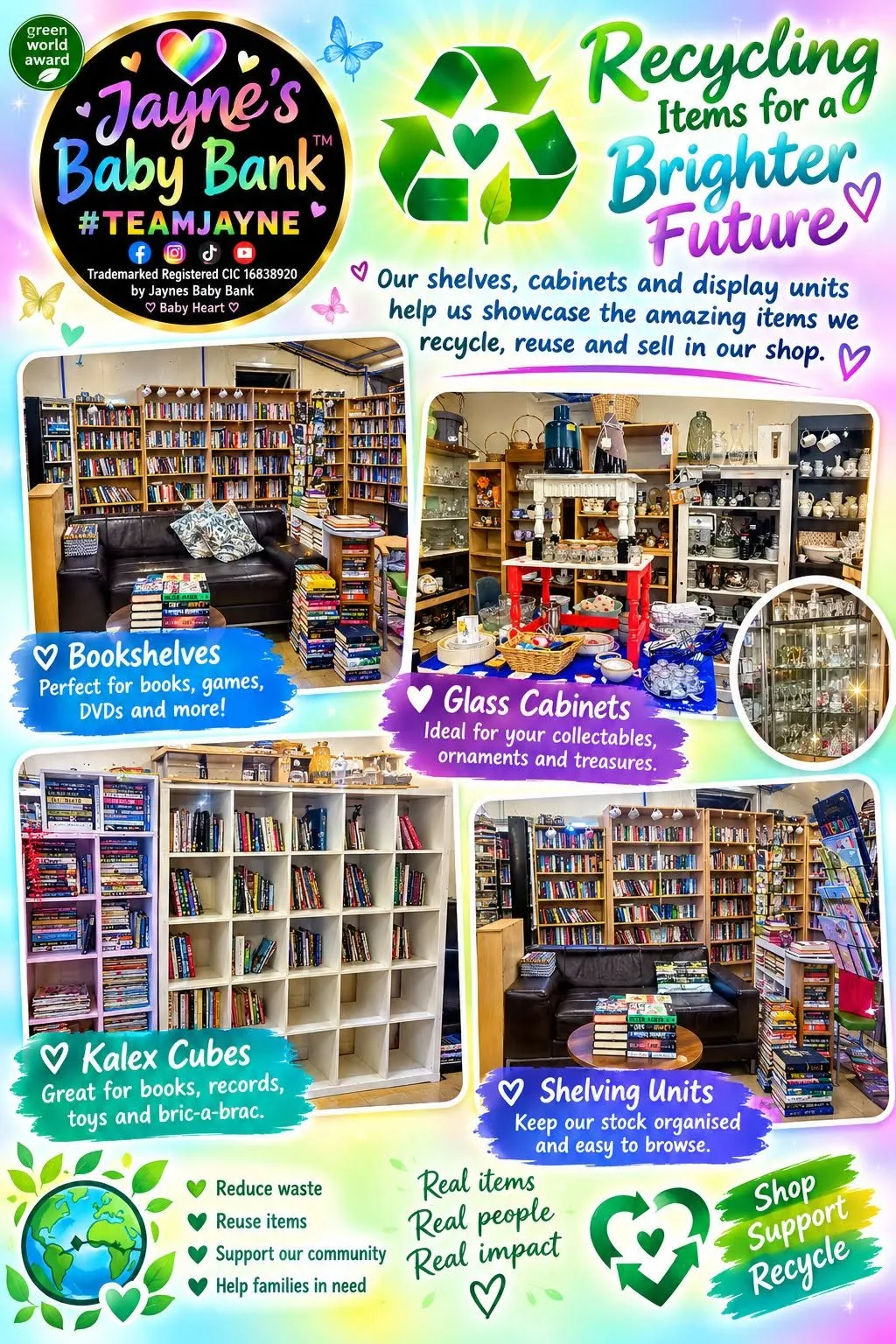 Photo from Jaynesbabybank Registered - cic, 19 Oct 2026: We definitely need more shelves and book cases please guys. We can collect some double sizes, if you could drop off we would appreciate it N
