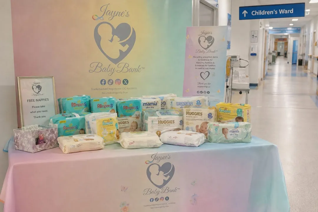 Photo from Jaynesbabybank Registered - cic: We visited another hospital this morning. With free books, nappies and baby items and colouring packs for children. I won't post actual phot