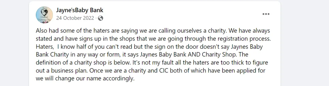 Photo from Sherlock Special › Charity Shop Listing Claims
