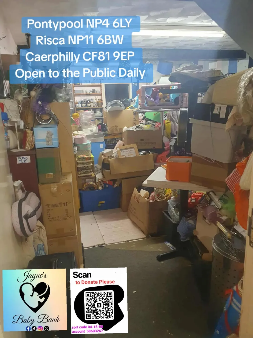 Photo from jaynesbabybank1_tm, 4 Sep 2025: Come along and help us fundraise to help Mothers in Wales with nappies, formula and foodbanks.