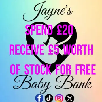 Image from Jayne's Baby Bank (Main Historical Profile), 27 Oct 2025: This is a FOREVER offer - so is the monthly prize draw of £20 to spend in the shops, - don't forget these offers because we sometimes do if 