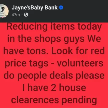 Photo from Jayne's Baby Bank (main page), 16 Sep 2025