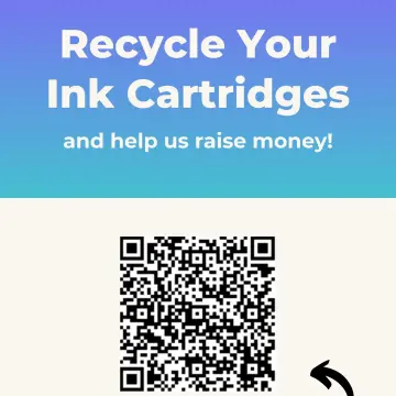 Image from Jayne's Baby Bank (main page), 14 Aug 2025: We have a second ink cartridges recycle point /account