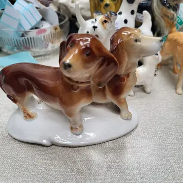 Image from Jayne's Baby Bank (Main Historical Profile), 8 May 2024: CARL SCHEIDIG PORCELAIN DACHSHUND DOG MODEL DOG ORNAMENT DACHSHUND DOG FIGURINE £25 please Dc