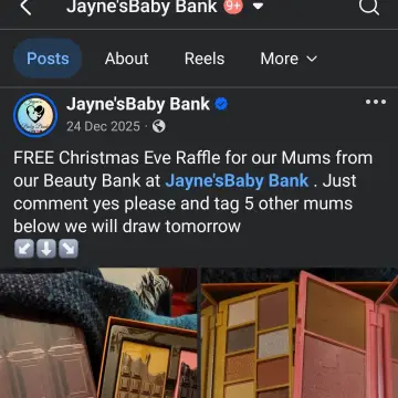 Image from Jayne's Baby Bank (main page), 1 Jan 2026
