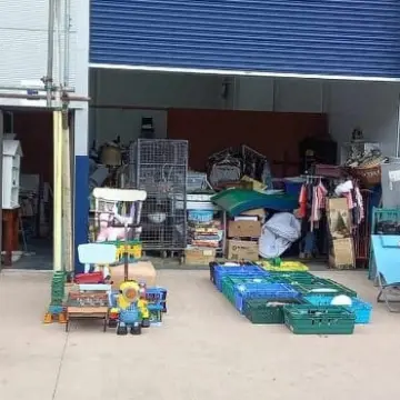 Image from Jayne's Baby Bank (Main Historical Profile), 9 Jun 2024: Donation centre is open, Dan has put the 50p/£1 crates out. All needs go ASAP! More on its way!