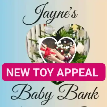 Image from Jayne's Baby Bank (main page), 13 Jul 2024: I think people are cheesed 🧀 off wirh the summer so we are going to launch our Christmas Appeals 2024! Sparkle Appeal : help a Mother with a