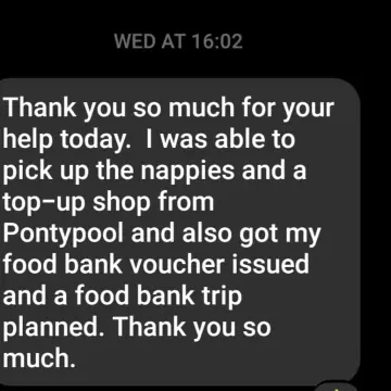 Image from Jayne's Baby Bank (Main Historical Profile), 7 Mar 2024: Thank you from a mum to all the staff