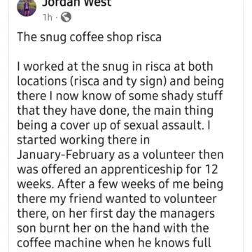 Image from Jayne's Baby Bank (main page), 1 Aug 2025: Tara Holloways son - it will all come out in the end. I told you they are a bunch of wrong uns. Stop supporting Community Volunteers Wales r
