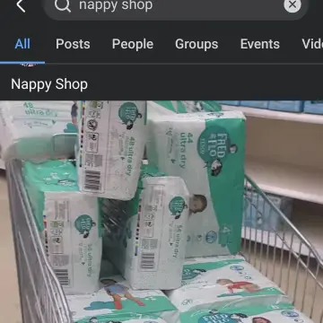 Photo from Jayne's Baby Bank (main page), 19 May 2025: Just a small selection of nappies we have provided from our food bank fundraising shops to Mothers in local communities for free.