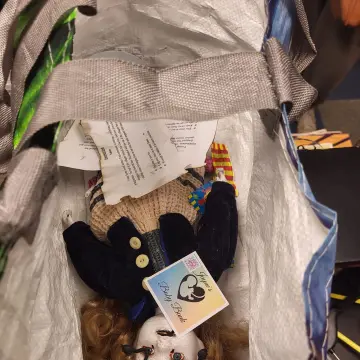 Photo from Jayne's Baby Bank (main page), 21 Oct 2024: Another haunted doll sold £10 = £50 fundraising towards baby food jars ♻️✅️🌏🍼🌎👻