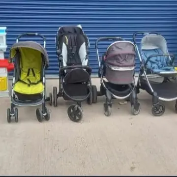 Image from Jayne's Baby Bank (Main Historical Profile), 11 Jun 2024: Chair £6 please Kitchen £40 please Pouffe £50 please Green pram £20 please 3 wheeler £20 please Pink I candy/blue £60 please Blue mamas and 