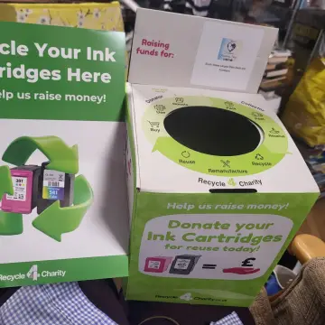 Image from Jayne's Baby Bank (main page), 18 Aug 2025: Our secondary ink cartridges boxes have arrived