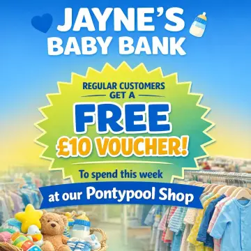 Image from Jayne's Baby Bank (Main Historical Profile), 15 Feb 2026: Volunteers - you get £20 this week on top of normal allowance ect .