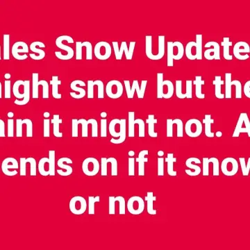Image from Jayne's Baby Bank (Main Historical Profile), 5 Jan 2026: Decision on re opening shops tomorrow - will largely depend on if its snow snows - if its just snow then maybe 🤣. Update in the morning.