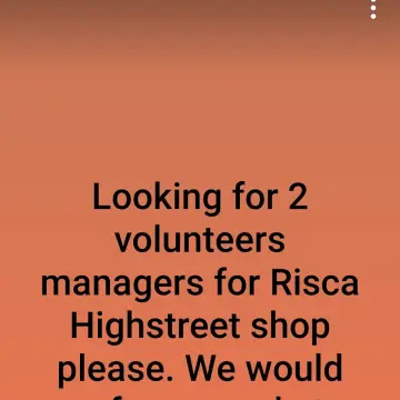 Image from Jayne's Baby Bank (Main Historical Profile), 30 Jan 2024: Hoping for a couple to take on Risca Highstreet shop for me as we have had great success in the past and now with couples running the shops.