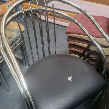 Image from Jayne's Baby Bank (Main Historical Profile), 13 Jun 2024: Larger items for sale Ironing boards £6 each please Children chairs junior size £7 each please Chrome chairs x 2 £10 each please Glass table