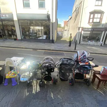 Image from Jayne's Baby Bank (main page), 29 Sep 2025: Pop into our shops today guys 75% off most items , extra 10% off if you are an over 60s, plus if you are a good customer/donator I've told t