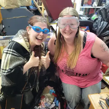 Photo from Jayne's Baby Bank (main page), 11 May 2025: Pontypool staff take health and safety very seriously!