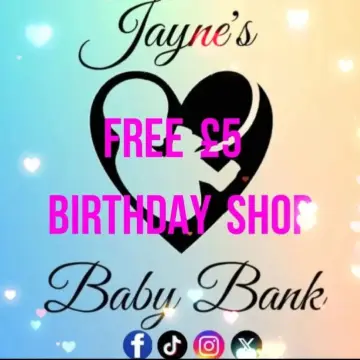 Photo from Jayne's Baby Bank (main page), 6 May 2025: Customers and Donarors Don't wait for your birthday post from us as I don't always get thr notifications on my page. Pop in with proof of DO