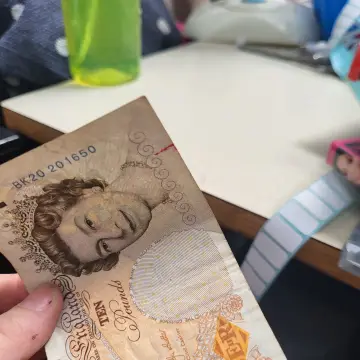 Image from Jayne's Baby Bank (main page), 19 Jul 2024: Fell out of a dvd! Wonder if the bank will change it for us ? 🤔