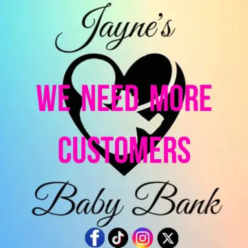Image from Jayne's Baby Bank (main page), 29 Sep 2024: PLEASE SHARE OUR POST Jayne's Baby Bank and Foodbank Fundraising Shop ARE OPEN TO THE PUBLIC. We have amazing customers, donators and follow