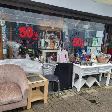 Image from Jayne's Baby Bank (main page), 7 Oct 2025: Chair £10 if gone today Table £10 if gone today Pair of chairs £10 if gone today Consort table £45 please TV £45 please Caerphilly shop. We 