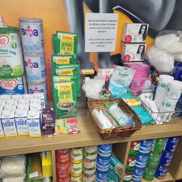 Photo from Jayne's Baby Bank (main page), 14 Oct 2024: Foodbank Restock