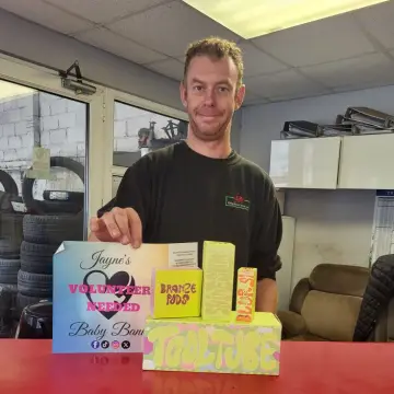 Image from Jayne's Baby Bank (main page), 15 Jul 2025: Well done Anne Hab for winning our last giveaway 👏 this is our next beauty giveaway https://www.facebook.com/share/p/19x9yL4f9c/ Please supp