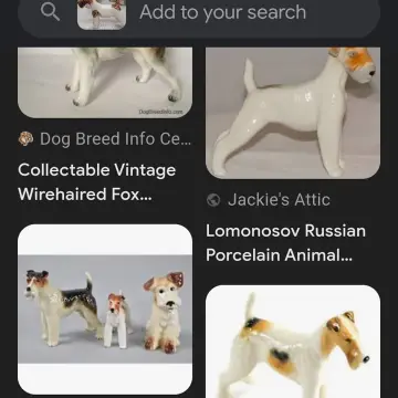 Image from Jayne's Baby Bank (Main Historical Profile), 8 May 2024: Porcelain Vintage Airedale Terrier Figurine £15 please Dc