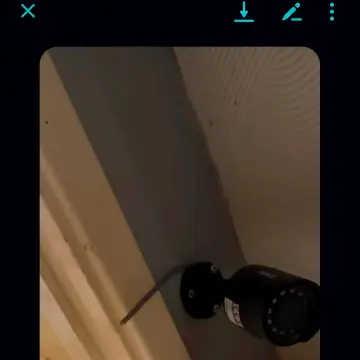 Photo from Jayne's Baby Bank (main page), 8 Feb 2025: Another reminder that cctv is up in every room, corridor and in Pontypool Superstore and out the front of shops. We have found a cctv wire c