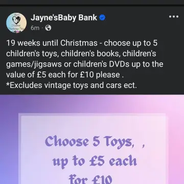 Photo from Jayne's Baby Bank (main page), 7 Sep 2025