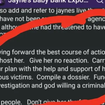 Image from Jayne's Baby Bank (Main Historical Profile), 21 Feb 2026: 🤣🤣🤣🤣 sounds like the police have told another one to suck it up its civil not criminal for me to call you a dick head - especially if its te