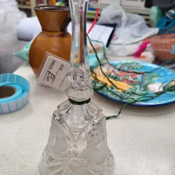 Image from Jayne's Baby Bank (Main Historical Profile), 9 May 2024: Glass bell £6 please Donation centre