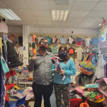 Image from Jayne's Baby Bank (main page), 3 Oct 2024: Blackwood Staff messing around again! ♻️🤣