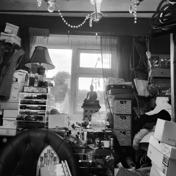 Image from Jayne's Baby Bank (Main Historical Profile), 14 Dec 2025: Finally got my walk in wardrobe somewhat accessible! Note to self : you do not need to buy another pair of shoes as long as you live!
